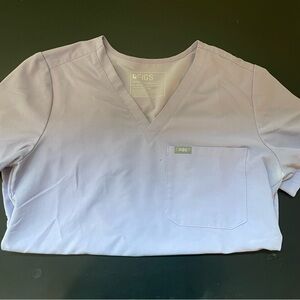 Figs Lavender Dew Catarina Scrub Top S